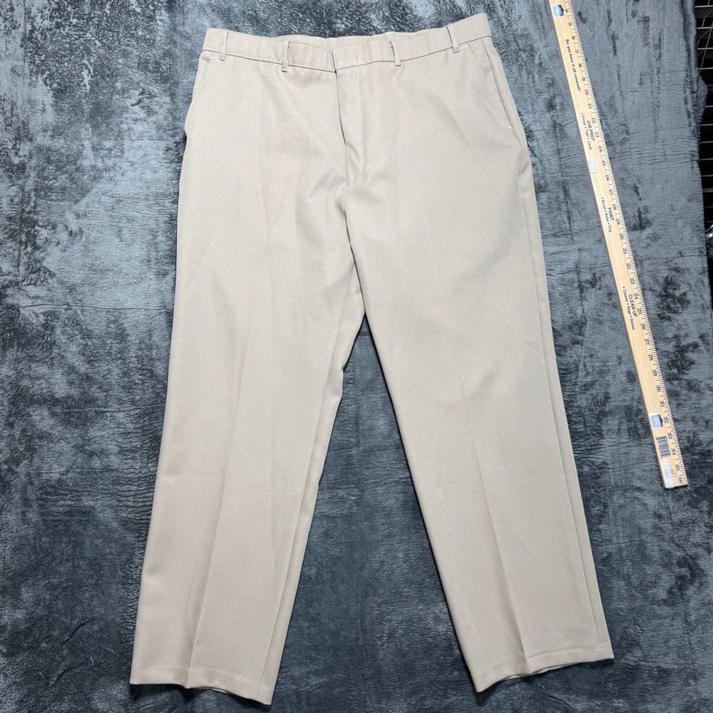 Levi's Action Slacks Pants Mens 40x30 Tan - Picture 2 of 12